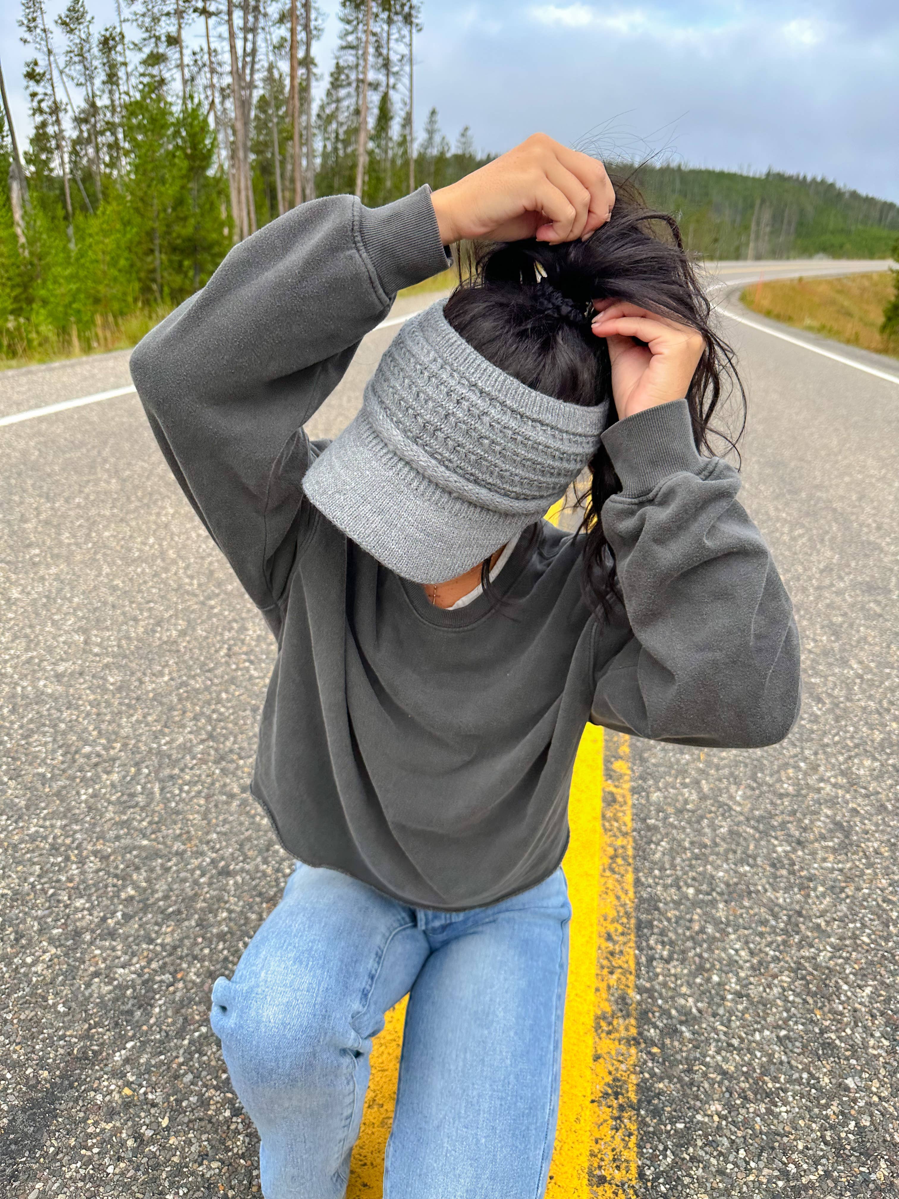 C.C Beanie - Wholesale Visor - Women's - Knit Visor C.C Cap KBR0080