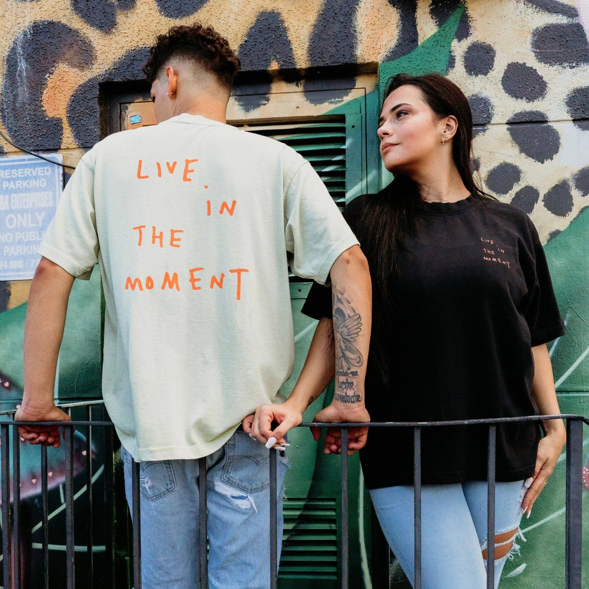 Wear The Peace - Wholesale Screen Printed T-Shirt - Men's - Live In The Moment Heavyweight Tee1