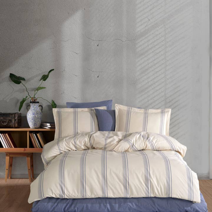 Rozi – wholesale Duvet cover – Natural Collection 100% Cotton 6-Piece Duvet Cover Set, Double Size