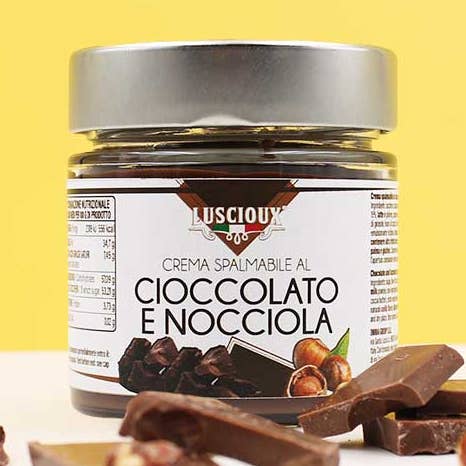 LUSCIOUX - OMNIA GROUP SRL - Wholesale Nut Butter - Chocolate and Hazelnut Spread | 200 g0