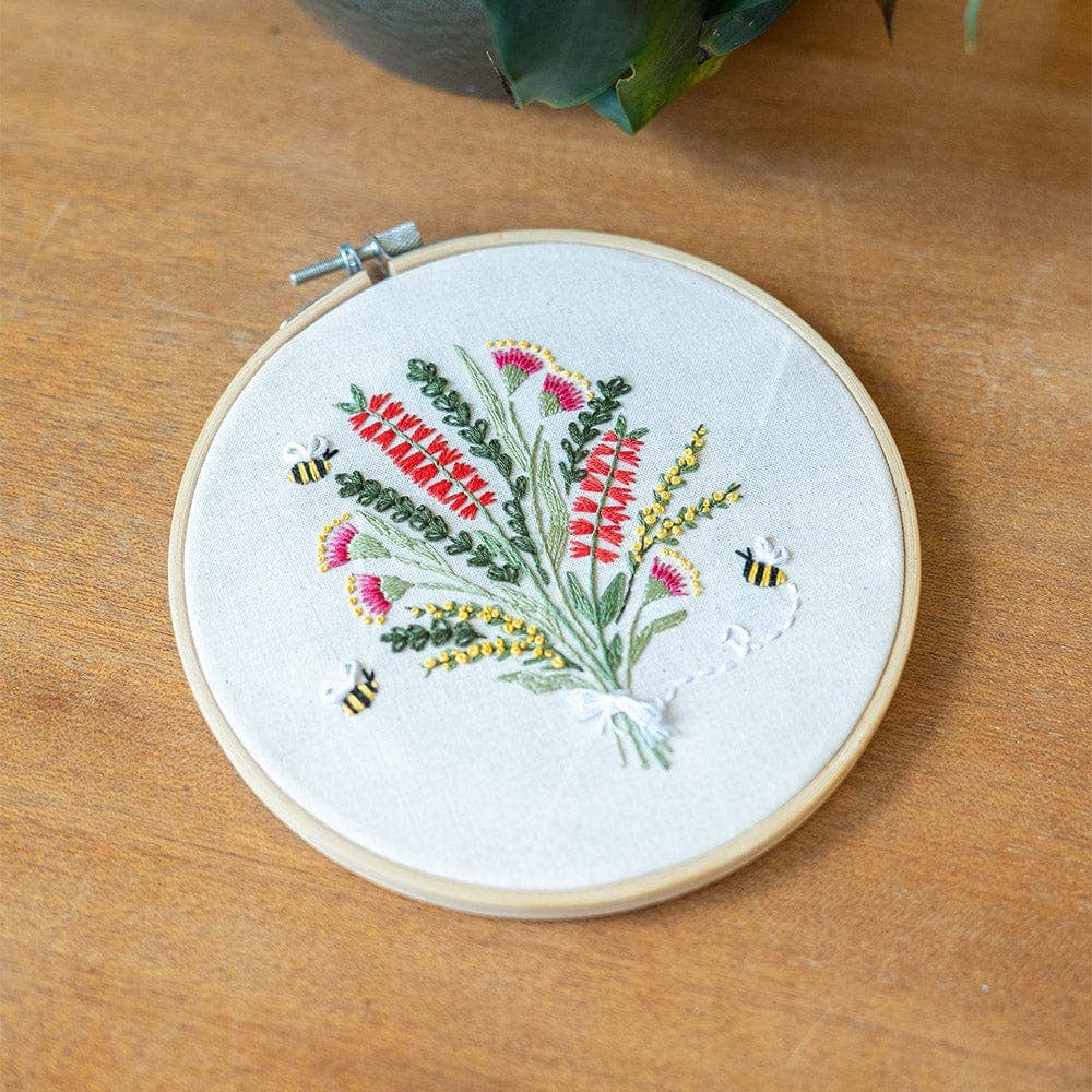 Craft Club - Wholesale Embroidery/cross-stitch supplies - AUSTRALIAN NATIVE BOUQUET - Embroidery Kit7