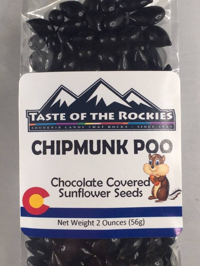 Chipmunk Poo – Chocolate Covered Sunflower Seeds for wholesale by Taste Of The Rockies