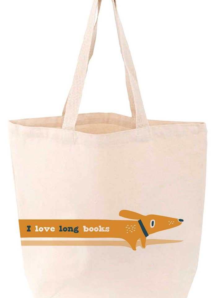 J'adore les sacs fourre-tout pour les livres longs pour la vente par Gibbs Smith