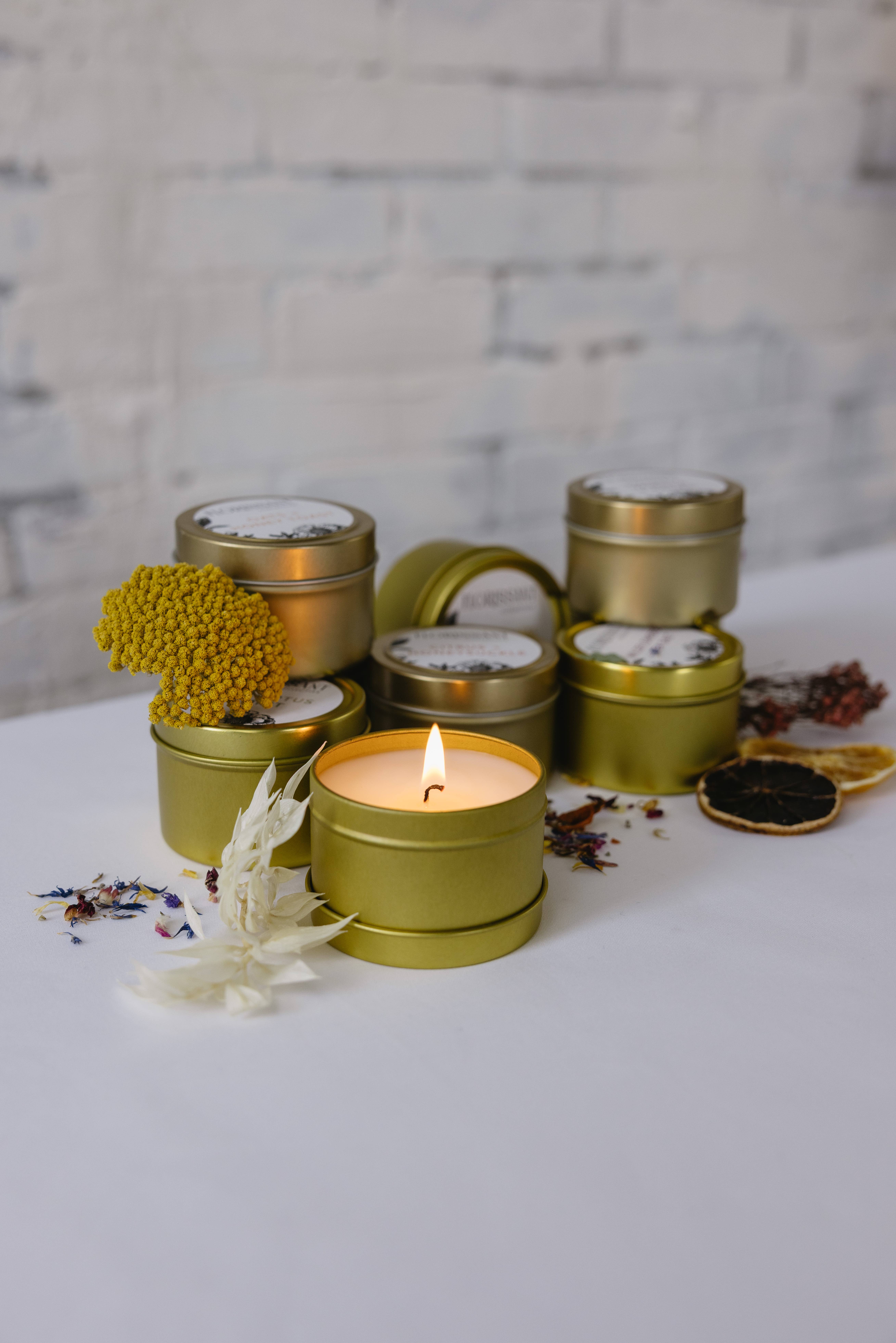 Florissant Collective - Wholesale Jar/Filled Candle - Maple Chai + Cream Candle Tin6