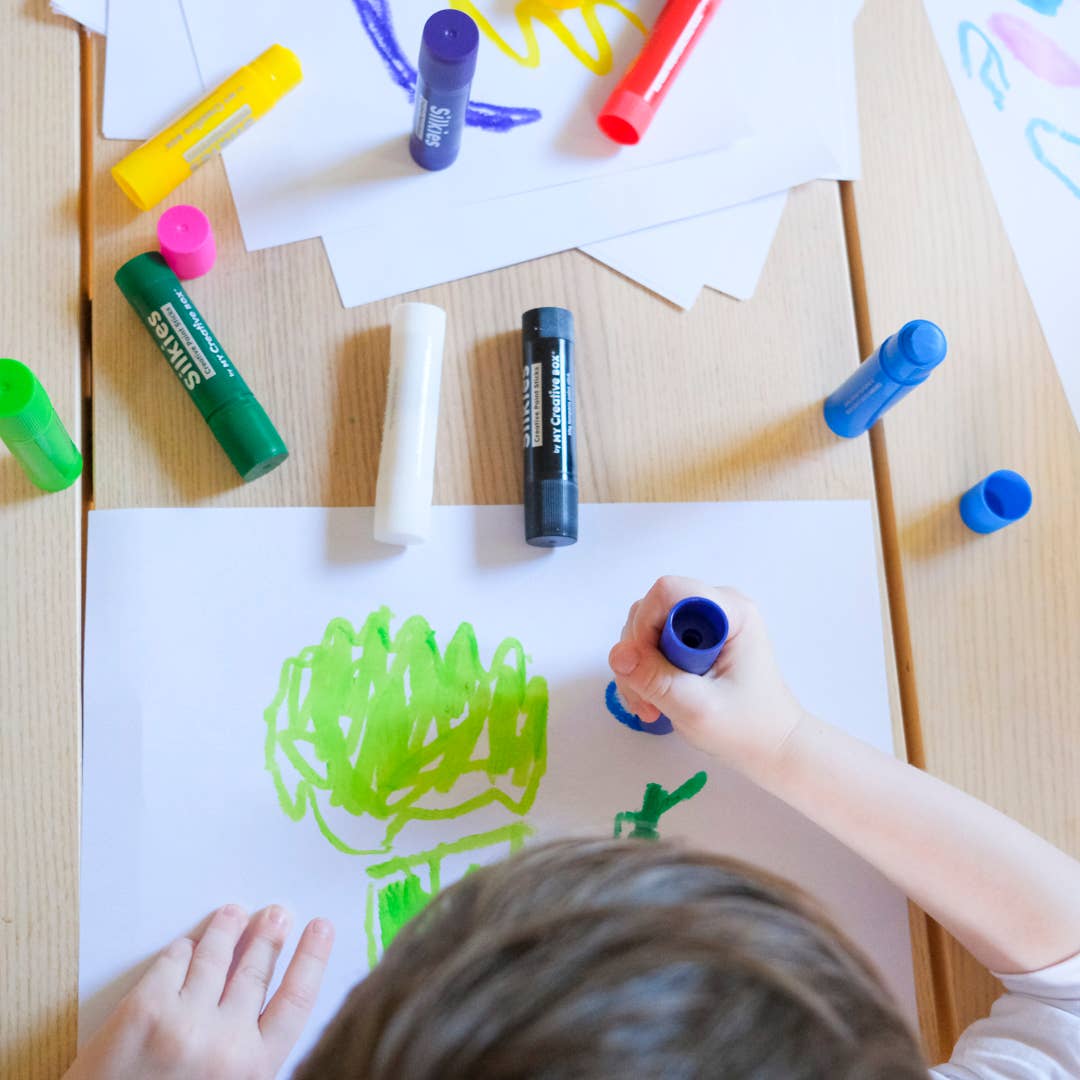 My Creative Box - Vendita all'ingrosso Set da disegno - Bambini e neonati - Silkies Paint Sticks | Set di 127