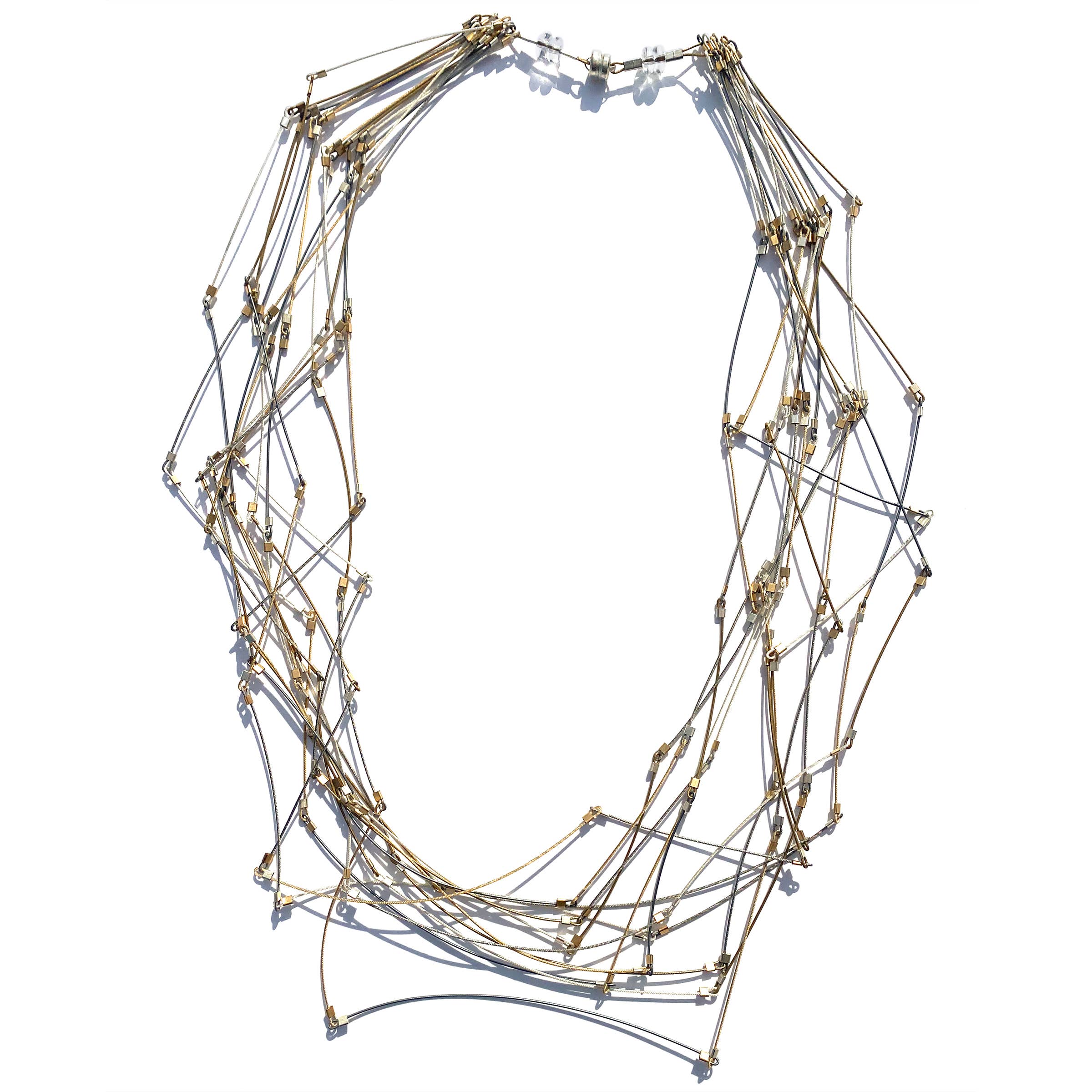 Meghan Patrice Riley – Colar de elos e correntes por atacado – Colar Segmentos de Linha 18" (Curto)10