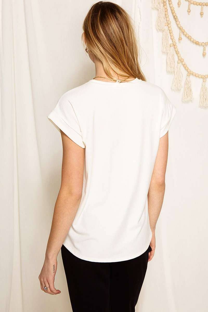 mittoshop - Wholesale Knit Top - Women's - T10012-RIB V NECK DOLMAN TOP17