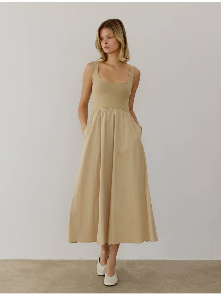 MOD REF - Venta al por mayor Vestido - Mujer - Vestido The Lucinda | Vestido largo sin mangas con bolsillos8