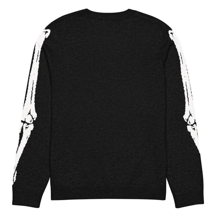 Goth Cloth Co. - Wholesale Graphic sweatshirt – Unisex - Skeleton Squad Knit Crew Neck Sweater5
