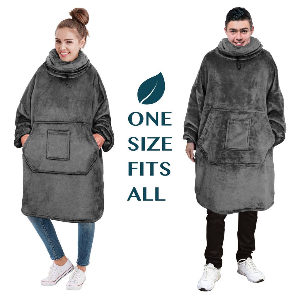 Pavilia - Wholesale Throw Blanket - Neck Warmer Sweatshirt Hoodie Blanket14