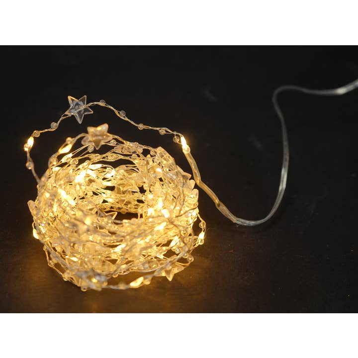 Holiday Depot Inc. - Wholesale String Lights - M9602- LED Star string light, 50lts, 5m length - Warm white4