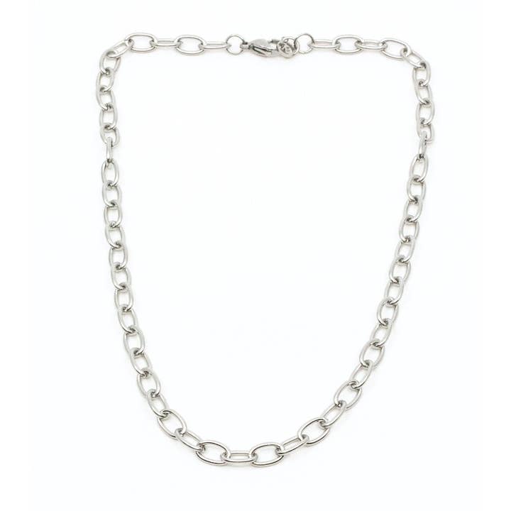 Bigger Chain Halsband Silver for wholesale by 7East