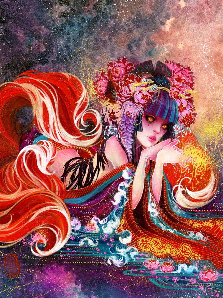 Yamiyo no Hanayome || Open Edition Giclee for wholesale by Oscen || Nen Chang & Liz Tecca