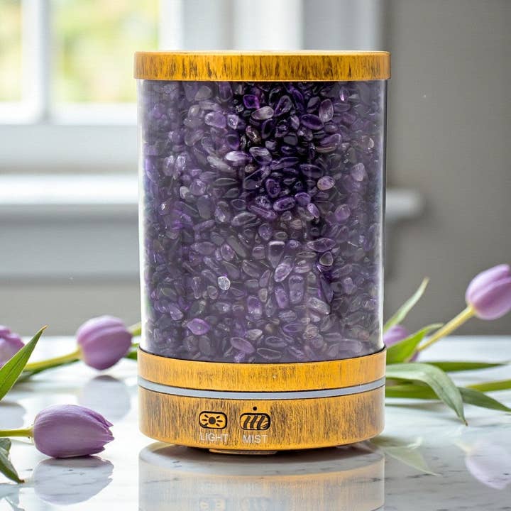 Diffuser - Amethyst Crystal for wholesale by Earths Elements Wholesale