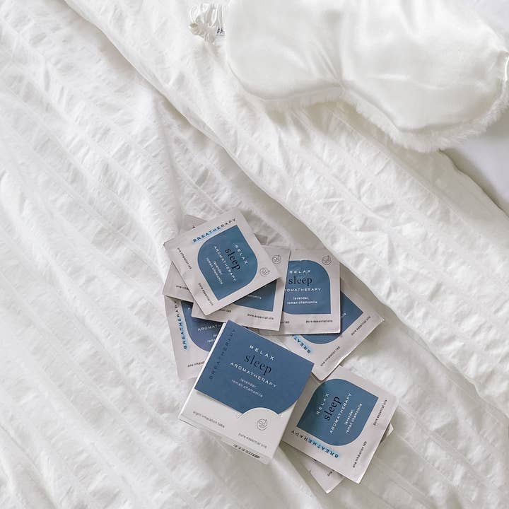 Breatherapy - Wholesale Aromatherapy Inhaler - SLEEP Slumber Aromatherapy Inhalation Patches POS box