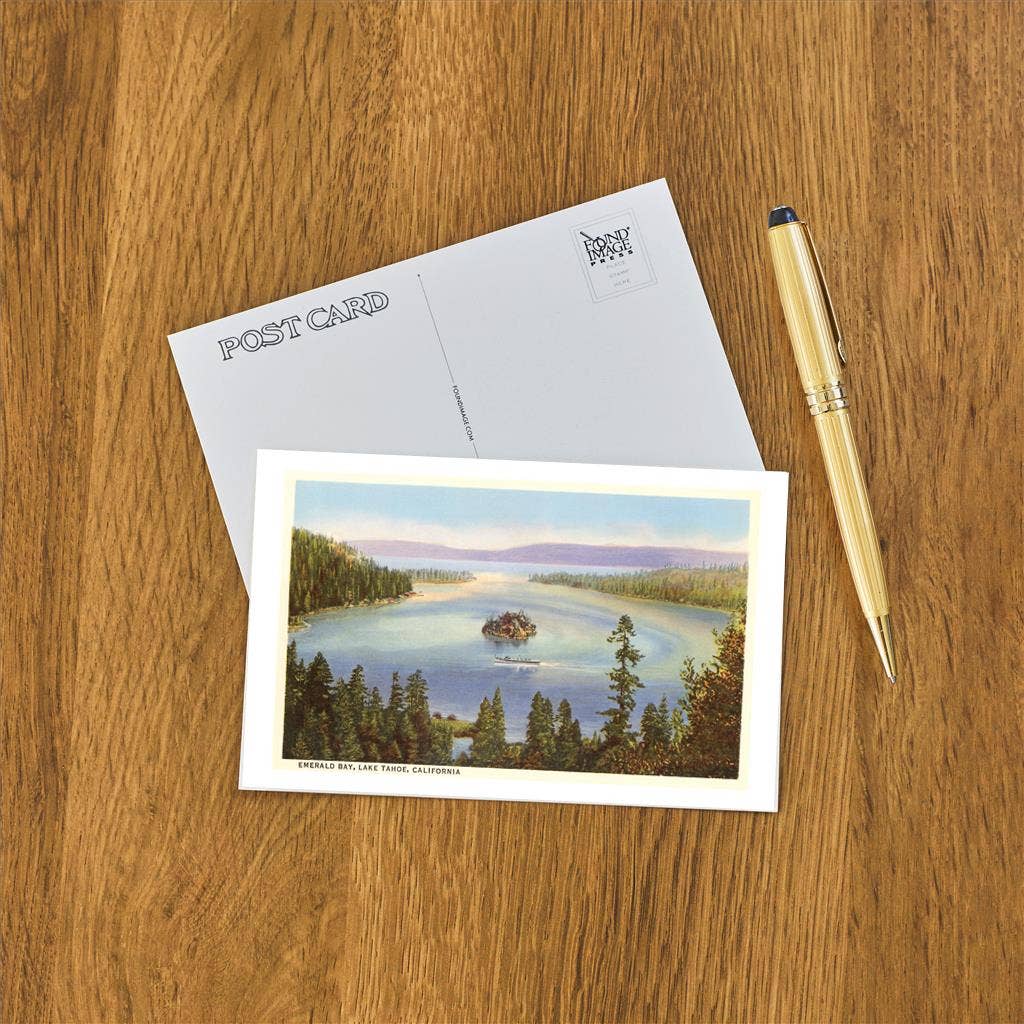 Found Image Press - Wholesale Postcard - Postcard CA-11 Emerald Bay, Lake Tahoe, California1