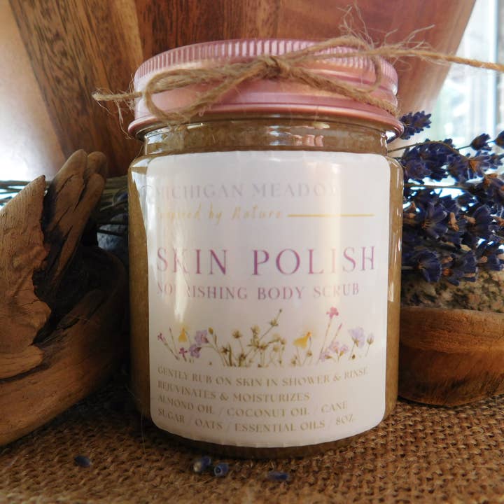 Skin Polish Body Scrub for wholesale by Michigan Meadow