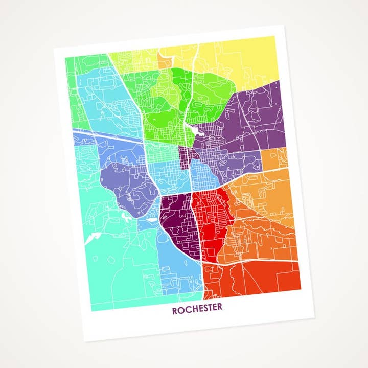 Juanitas Rochester MN Imprimer la carte pour la vente par Juanita's Adventures