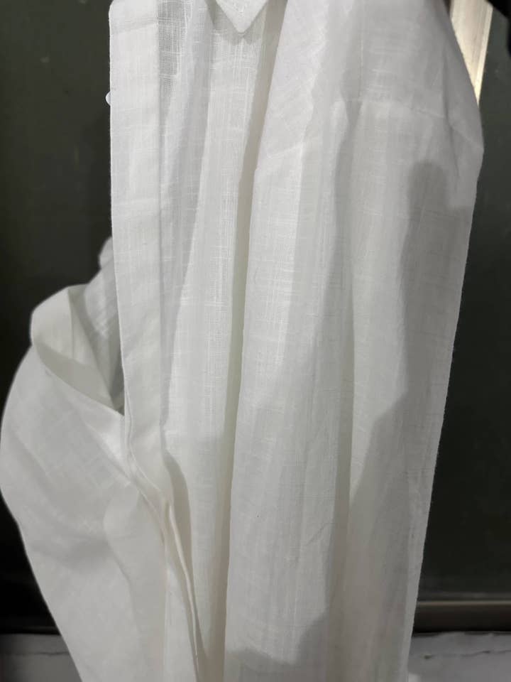 HIDDENBRAND - Wholesale Button Down Shirt - Women's - cotton linen blend button down shirt29