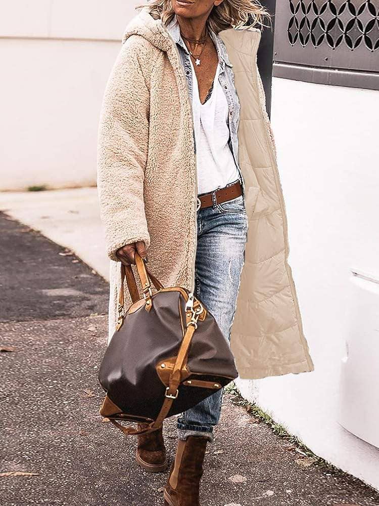 Flarix - Wholesale Jacket - Women's - Cozy Sherpa-Lined Long Puffer Coat18