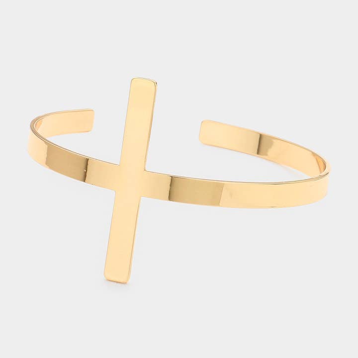 Metal Cross Cuff Bracelet
for wholesale by Sensibling Corp.
