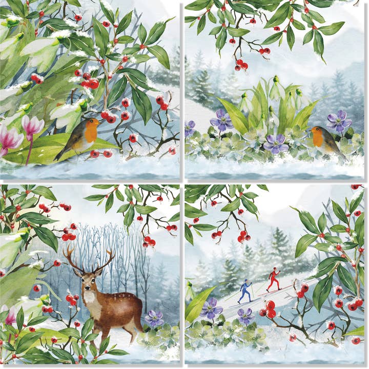 The Napking - Wholesale Dinner & Cloth Napkin - Set of 4 Napkins "Beaumont" 100% Made in Italy