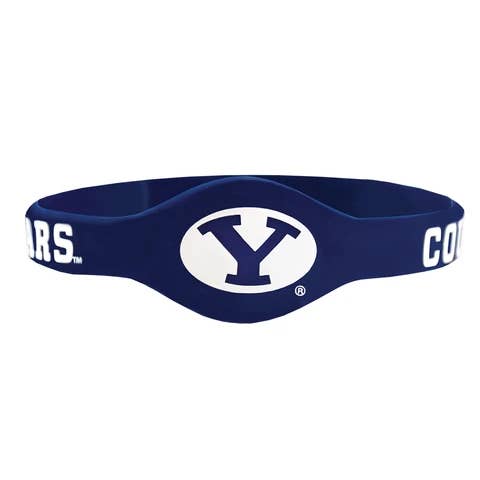BYU Silicone Bracelet for wholesale by Fan Frenzy Gifts