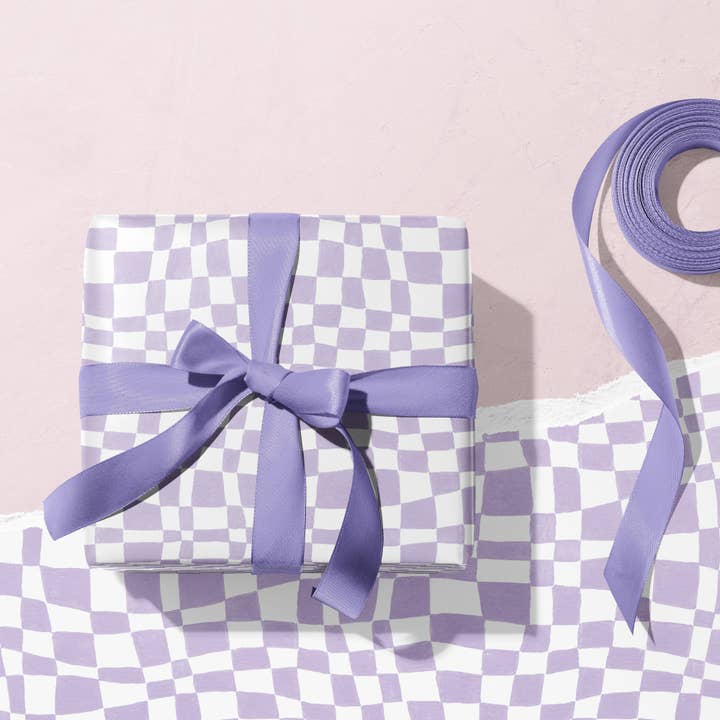 Checkerboard Gift Wrap Sheet | Wrapping Paper | Craft Paper for wholesale by Sister Paper Co.