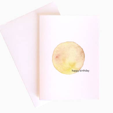 Happy Birthday | Yellow for wholesale by Cabbage Paper Goods