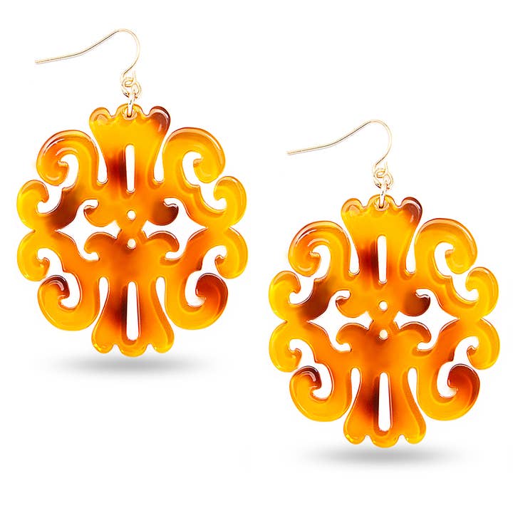 ZENZII Jewelry - Wholesale Dangle Earrings - Uptown Swirl Earring13