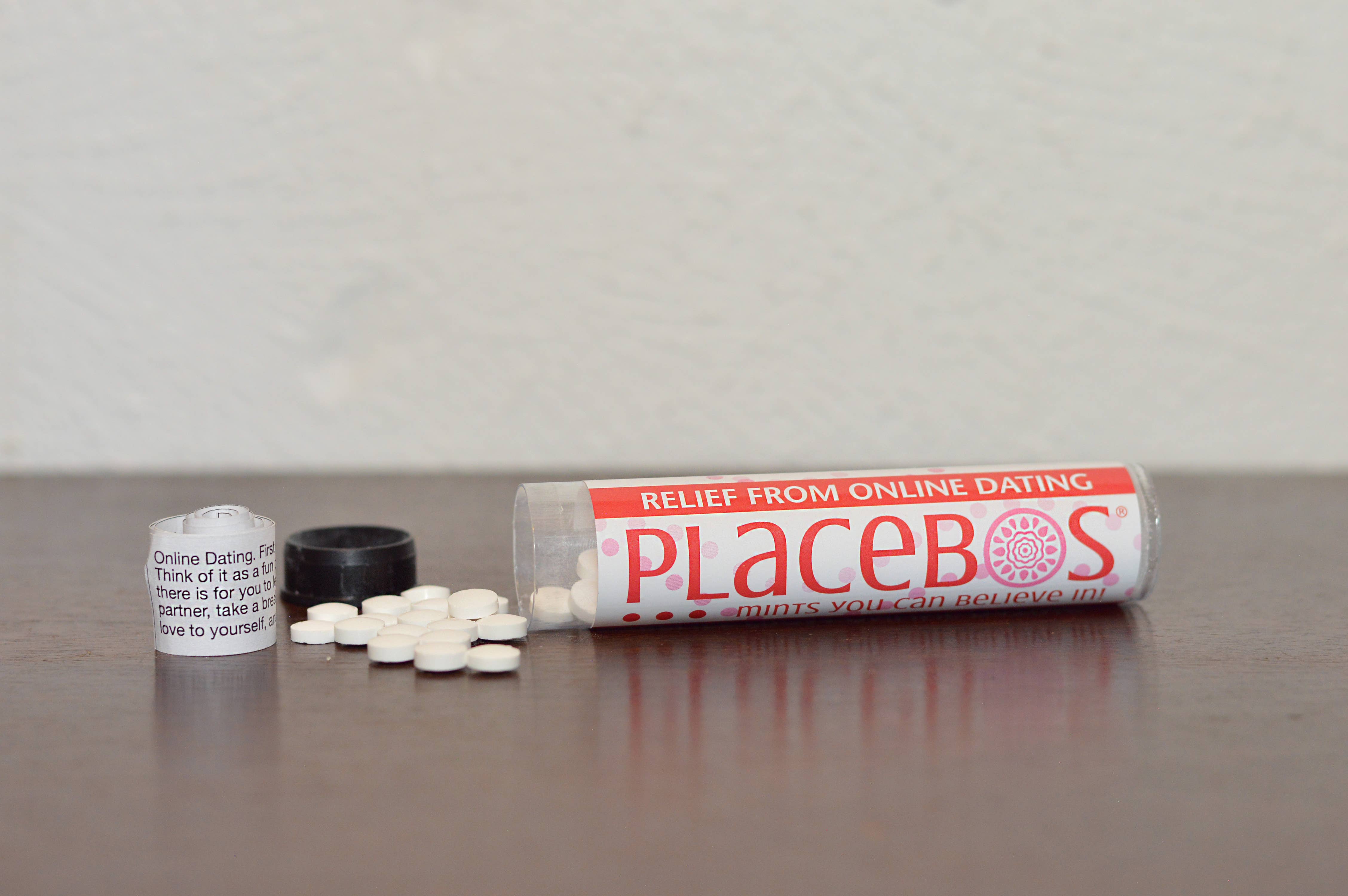 Placebos Mints and Gum - Wholesale Mints - Placebos® MINTS:  Relief From Online Dating1