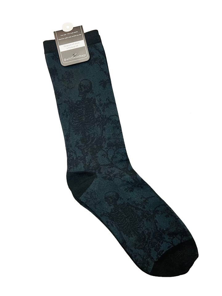 Calzini Originali - Scheletro Toile de Jouy per la vendita all'ingrosso da parte di Witchwood Bags