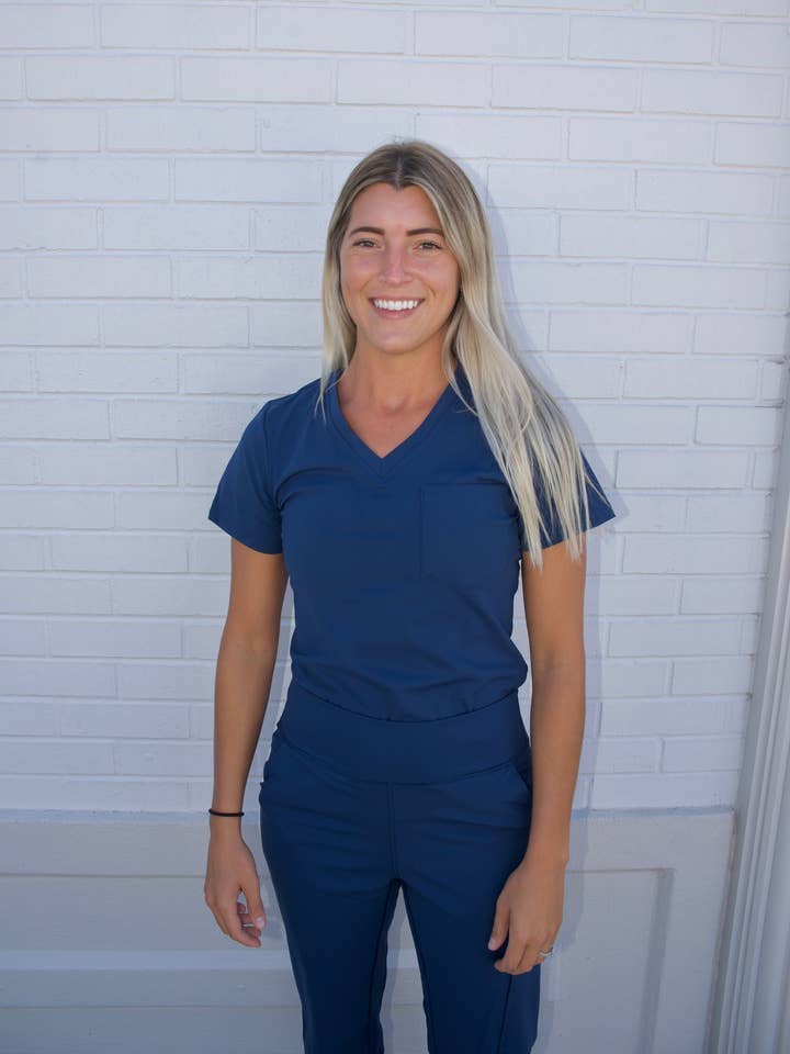 Midnight Blue Scrub Top and other Purchase Wholesale scrub uniforms. Free Returns & Net 60 Terms on Faire trending on Faire.