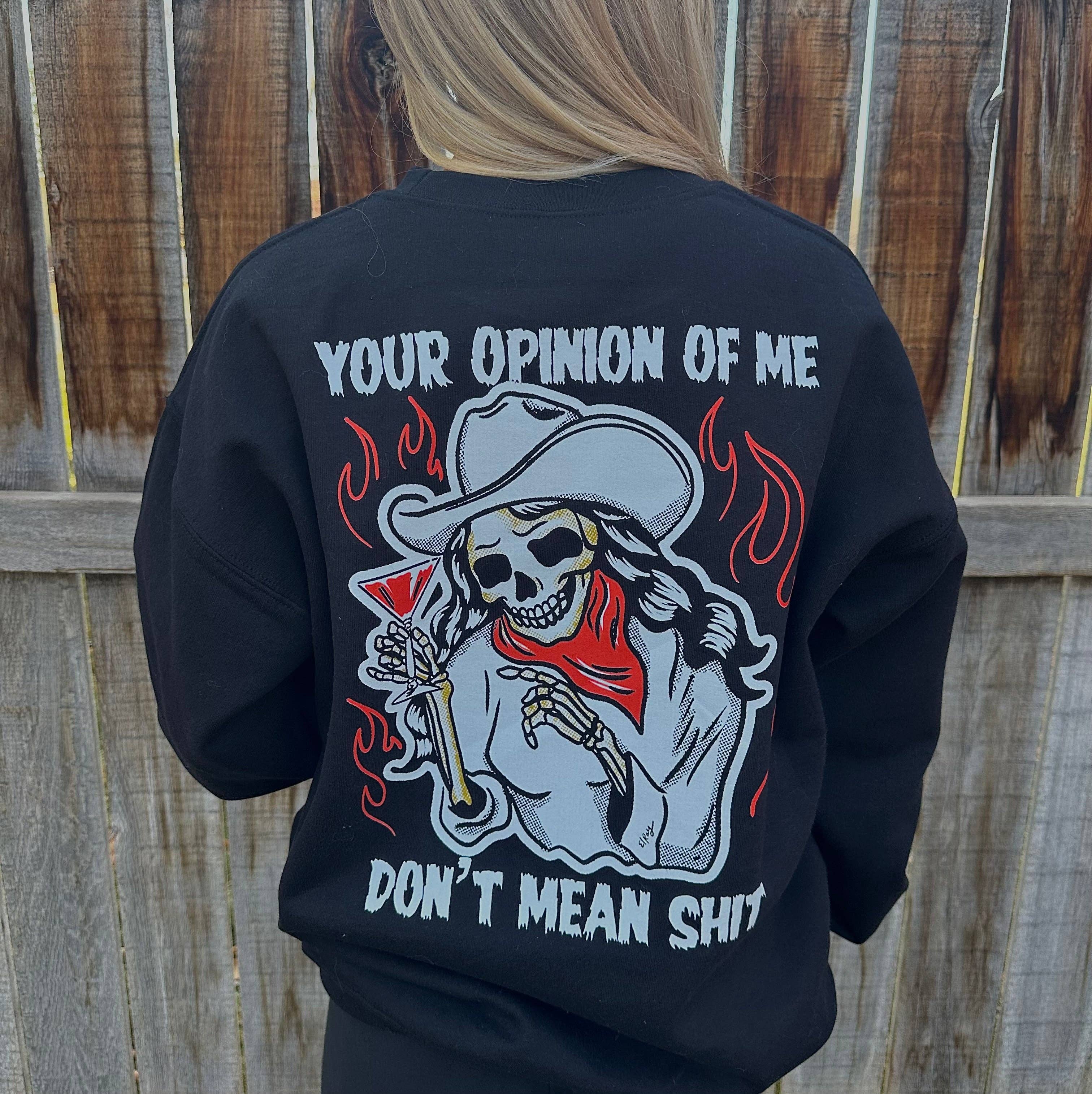 Twisted N Turquoise – Großhandel Sweatshirt mit Grafikdruck – Damen – Ihr Meinungs-Sweatshirt0