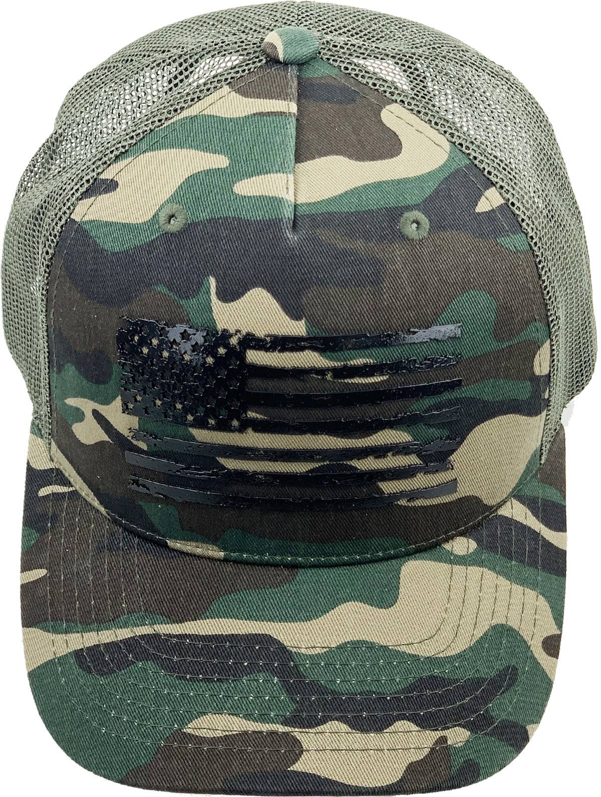 KBETHOS - Wholesale Trucker Hat - Unisex - FLAG UV PRINT MESH BACK BALLCAP25