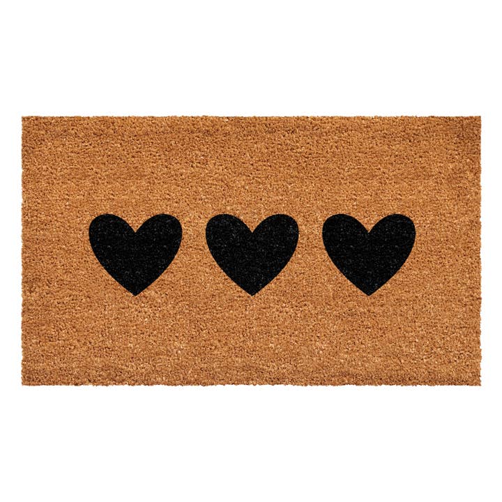 Trio Hearts Doormat for wholesale by Calloway Mills