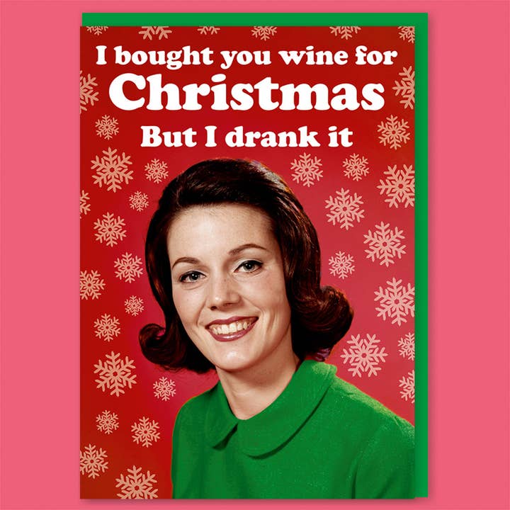 Comprei-te um cartão de felicitações com vinho por atacado de Dean Morris Cards