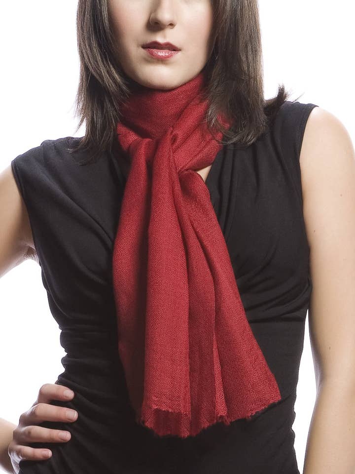 Pure Cashmere Scarf/Neck Wrap for wholesale by Ayurvastram