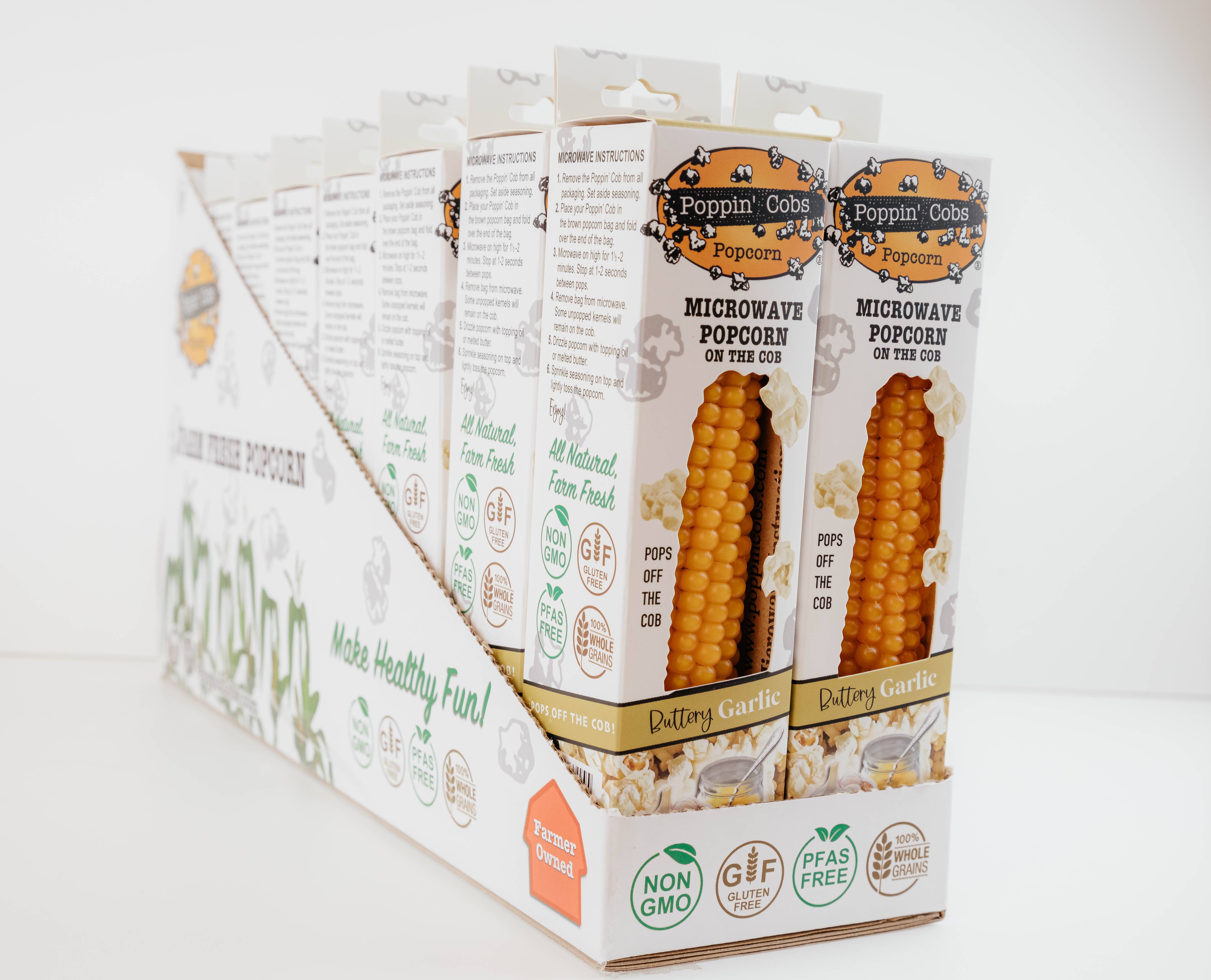 Poppin' Cobs Popcorn - Wholesale Popcorn - Poppin’ Cobs - Flavor Variety Case - 80 count2