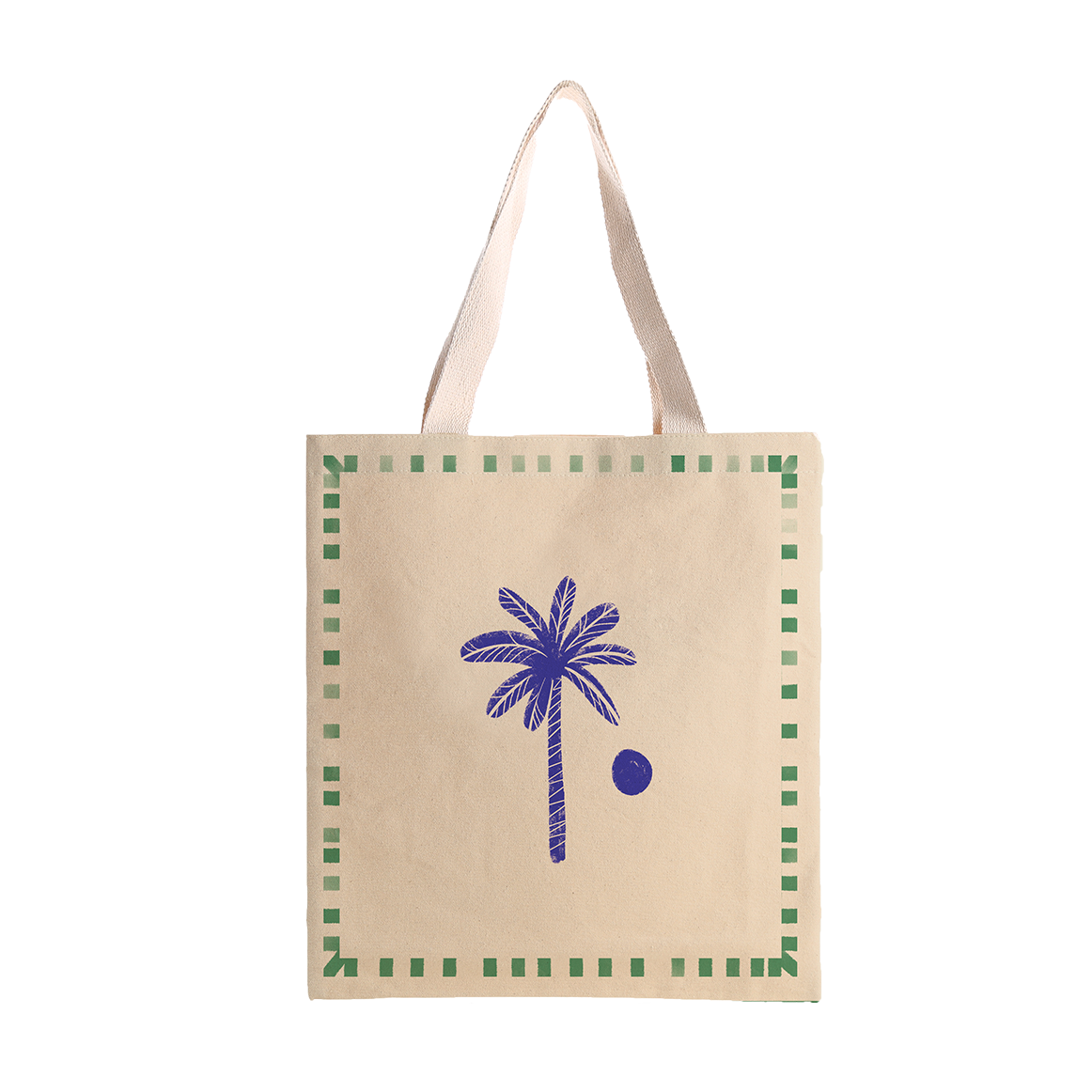 Coast and Valley - Wholesale Tote Bag - Unisex - 100% cotton palm tree tote bag0