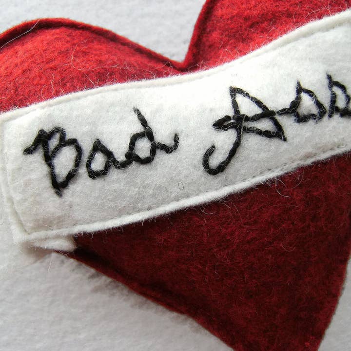 Miso Handmade - Wholesale Pet Toy - Cat - Bad Ass / Lil Fucker Catnip Heart Toy