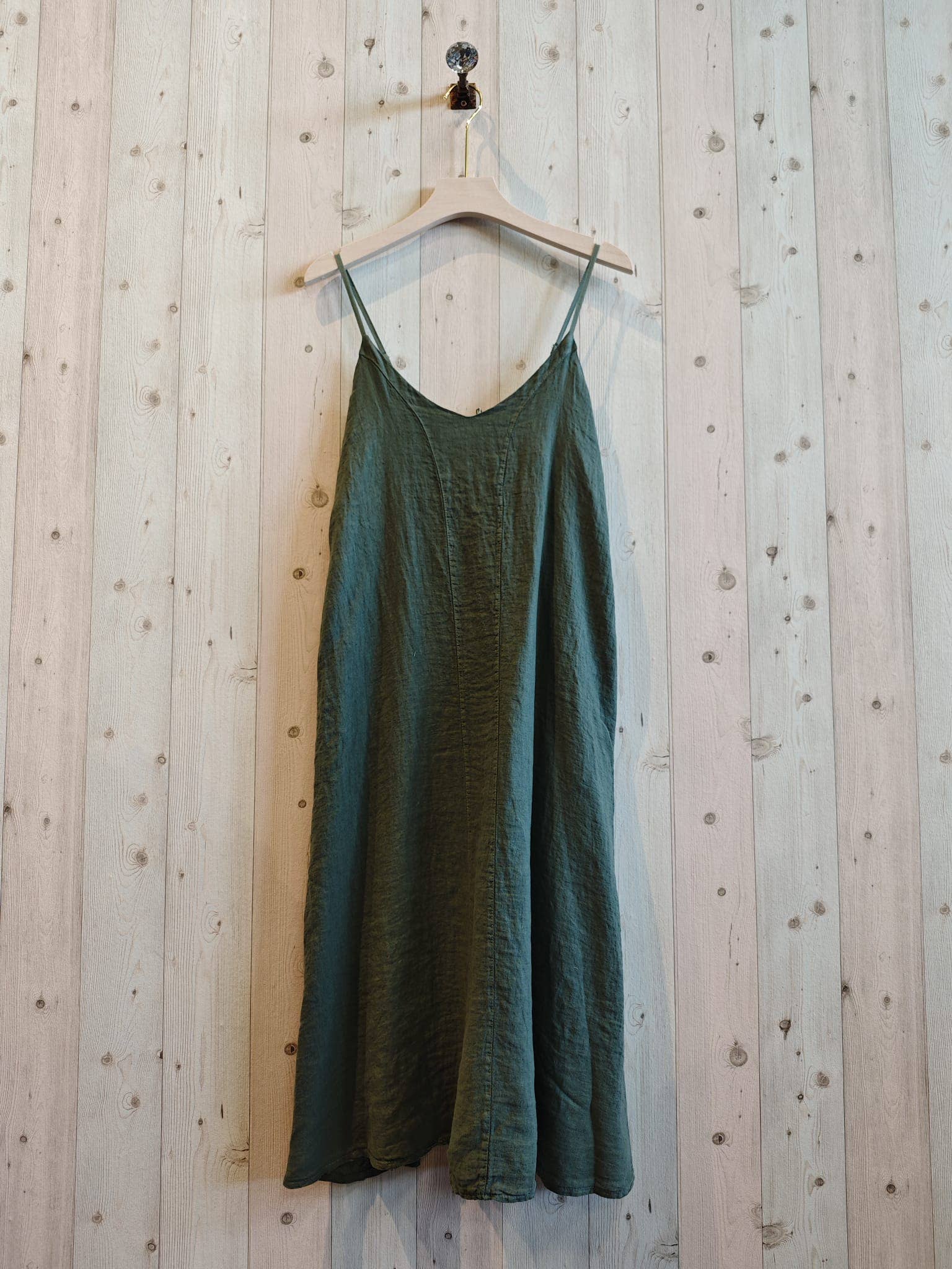 Linen & More - Vendita all'ingrosso Vestito - Donna - Vestito con spalline sottili in lino 100%9