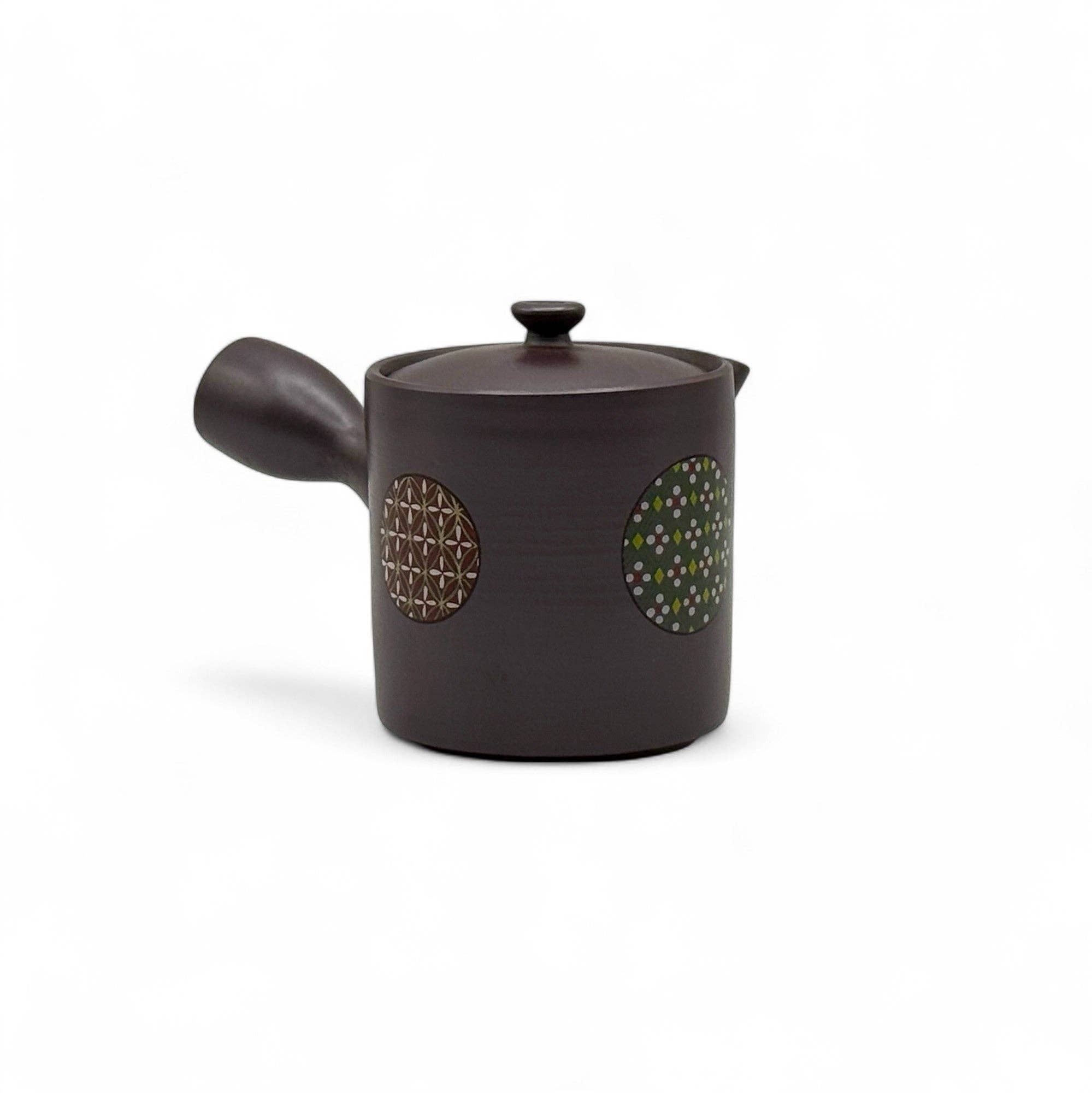 Inoue Tea - Wholesale Tea Pot - Kiritate Yuzen Banko-yaki Mini Kyusu - Japanese Mini Teapot6