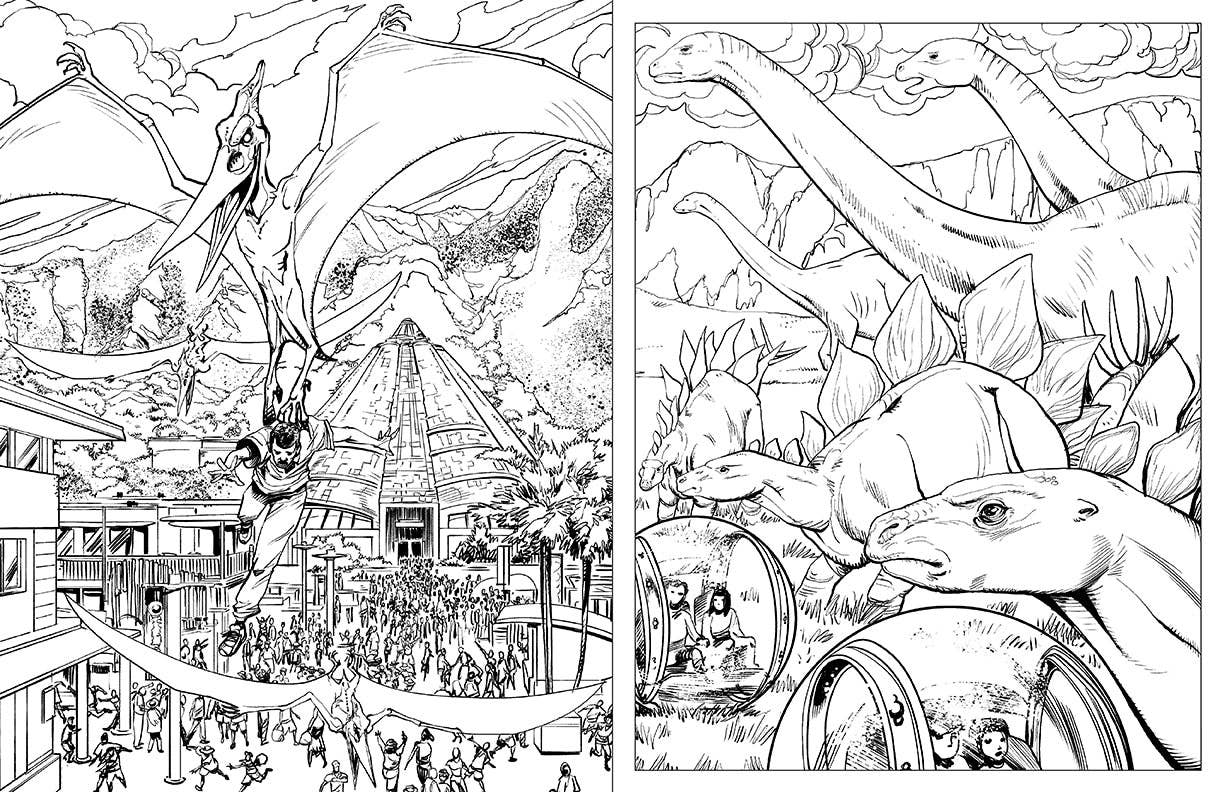 Insight Editions - #1 Pop Culture Publisher - Wholesale Coloring & Activity Book - Kids & Baby - Jurassic World: The Official Coloring Book4