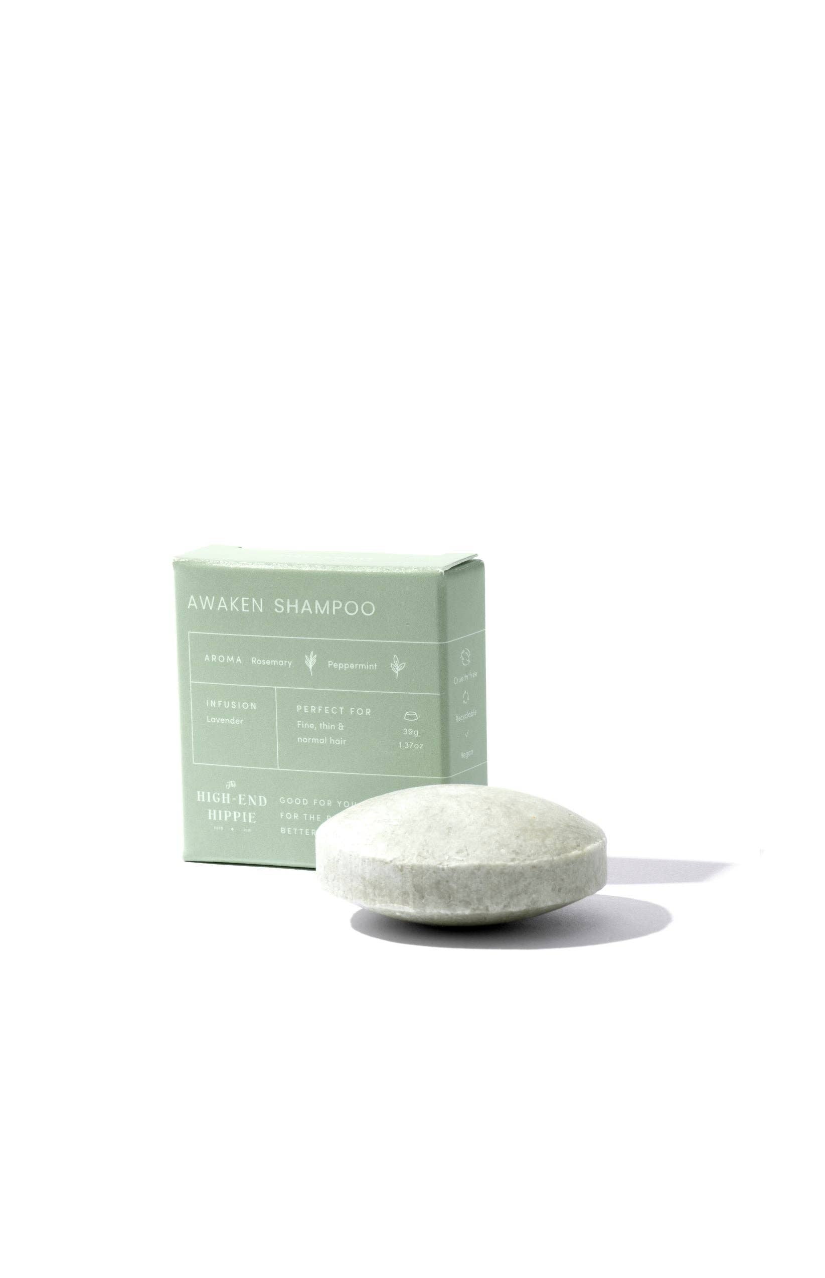 The High-End Hippie - Wholesale Shampoo Puck/Solid Shampoo - Awaken Shampoo Bar for Fine, Thin Hair0