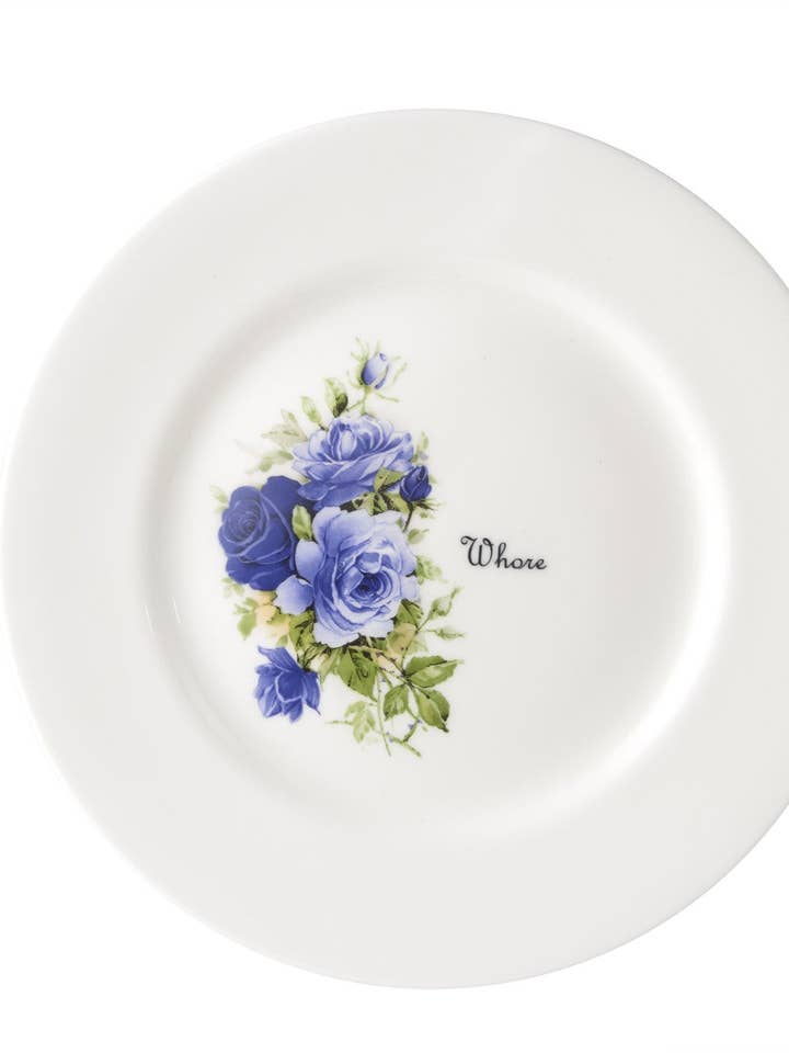 Whore Side Plate for wholesale by Outlandish Creations