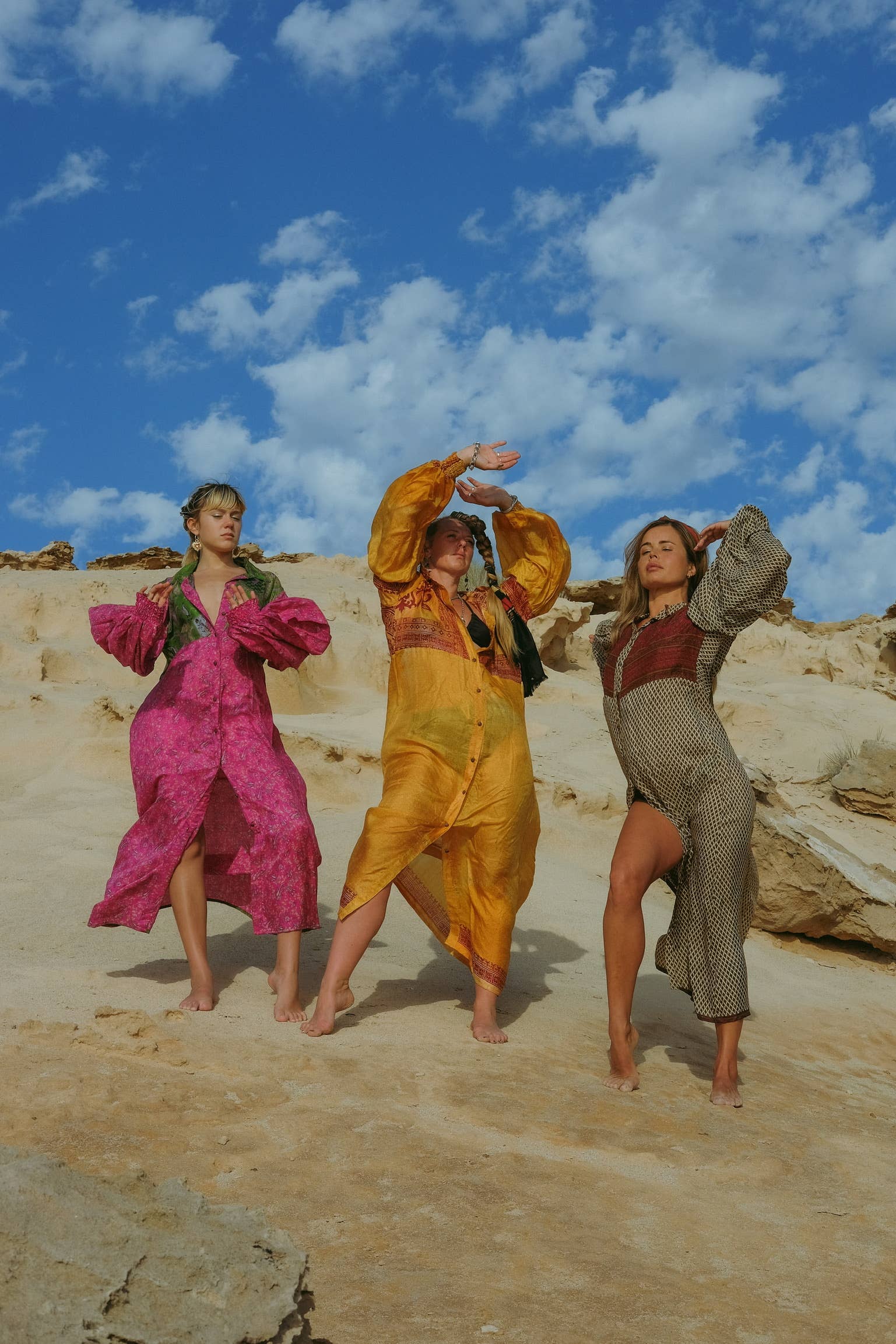 Vagabond Ibiza - Wholesale Dress - Women's - The Lenya Dress– Up-cycled Vintage Sari Dress 8