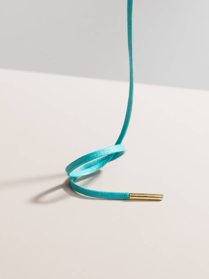 turchese | lacci piatti cerati per la vendita all'ingrosso da parte di Senkels