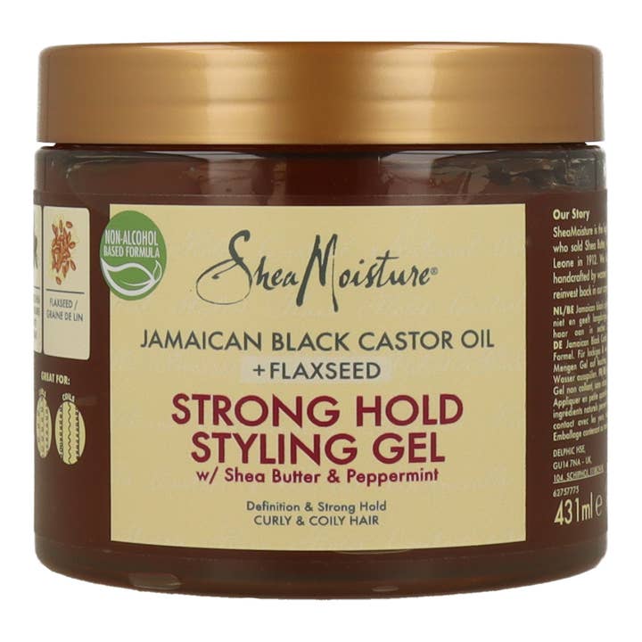 SHEA MOISTURE JBCO STRONG HOLD STYLING GEL 431ML för wholesale av SUBLIME BEAUTY WHOLESALER SL
