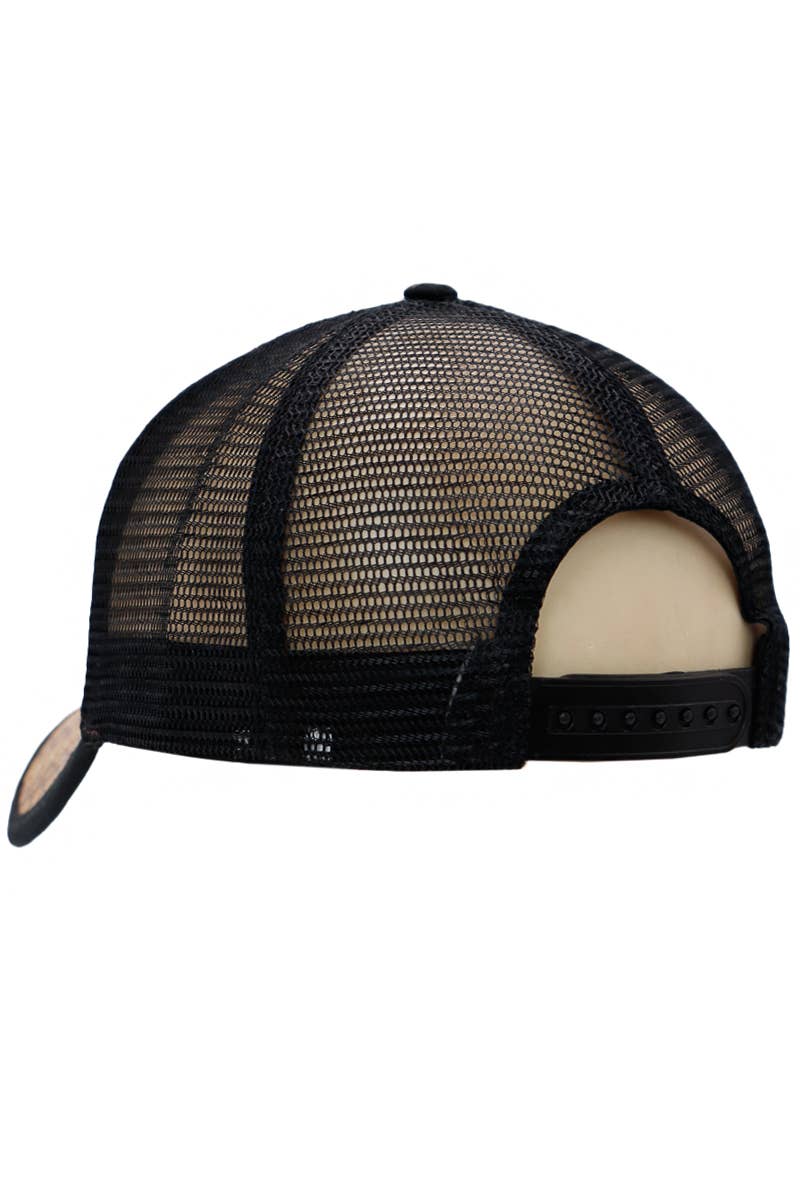 Cap Zone - Wholesale Trucker Hat - Unisex - Ensenada Embroidered Charra Straw Baseball Cap2